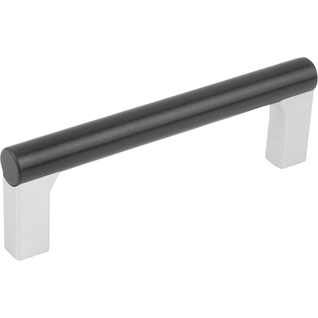 Kipp Tubular Handle L=192 Aluminum, Black Anodized, Comp:Polyamide, Comp: Alu Color, A=180, D=M04 K0236.1180043